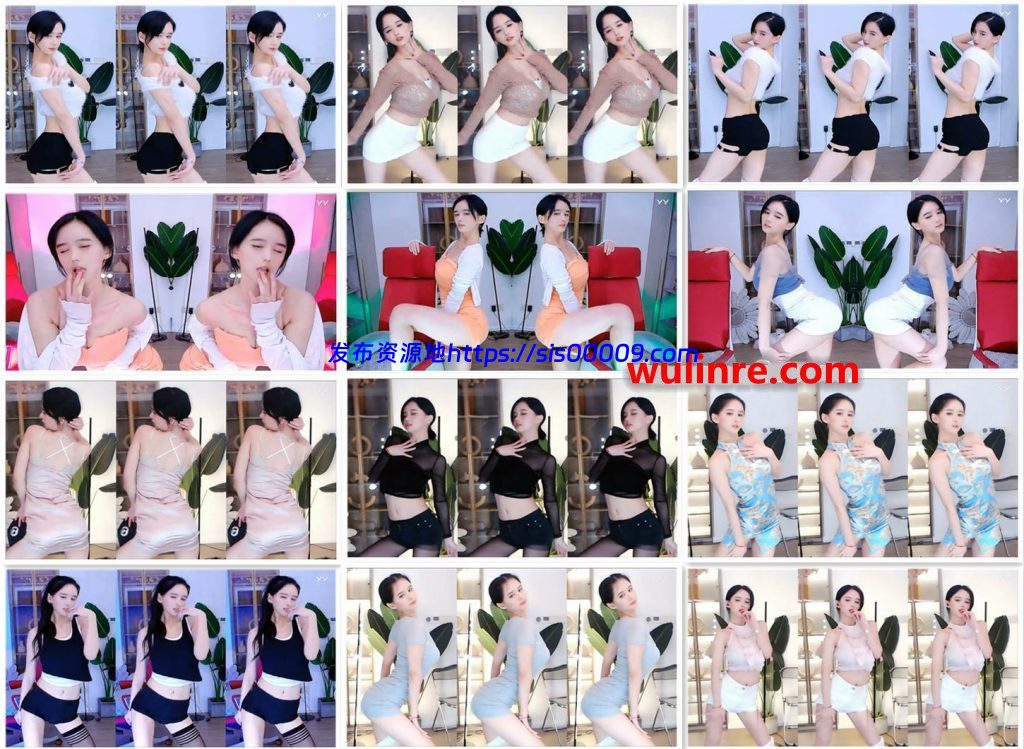 【虎牙主播】中国蓝丶月月王 直播热舞合集！第三套[77V/6.21G] 1