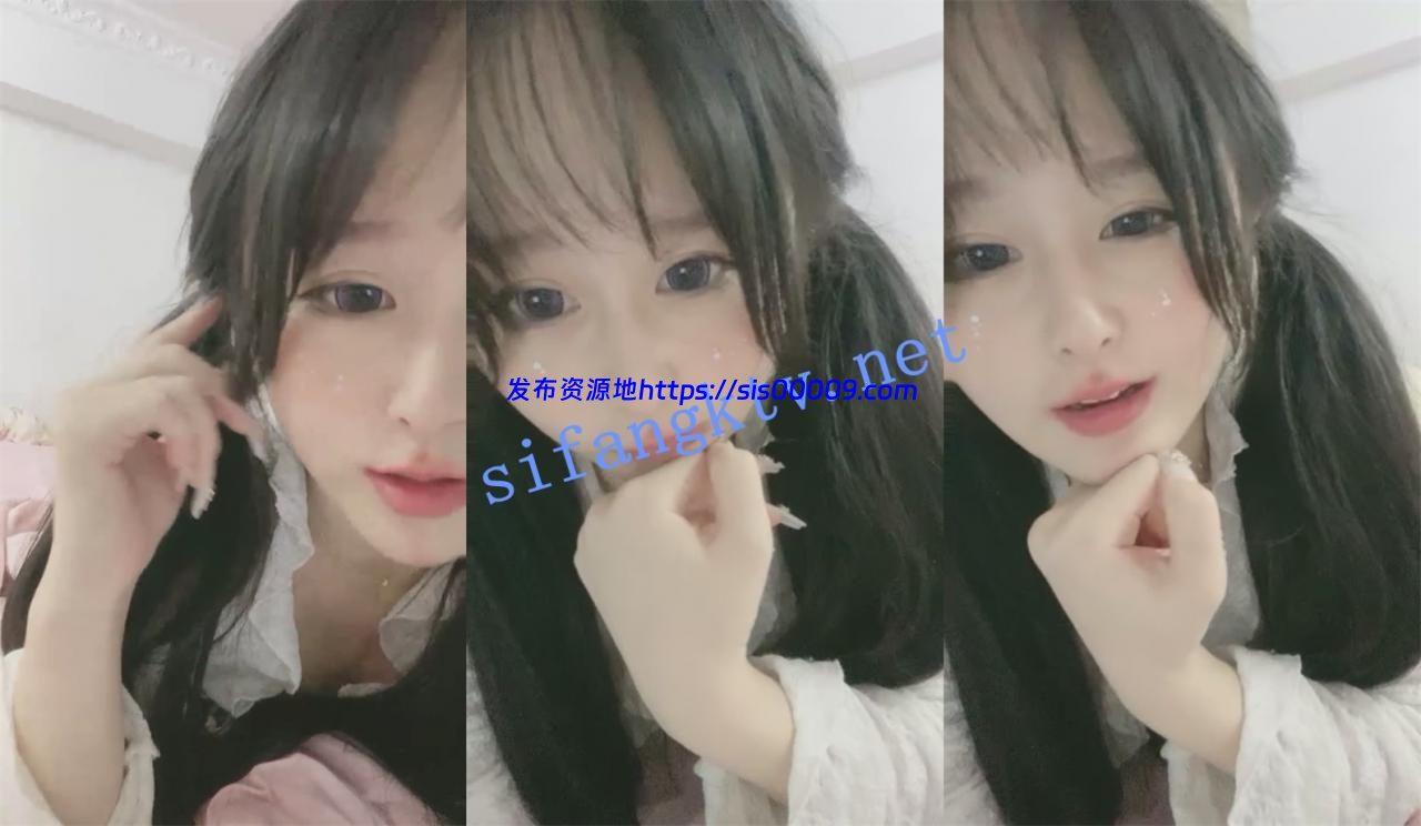 反差呆萌萝莉 精致五官~【小白兔奶糖吖】粗大电动阳具自慰 1