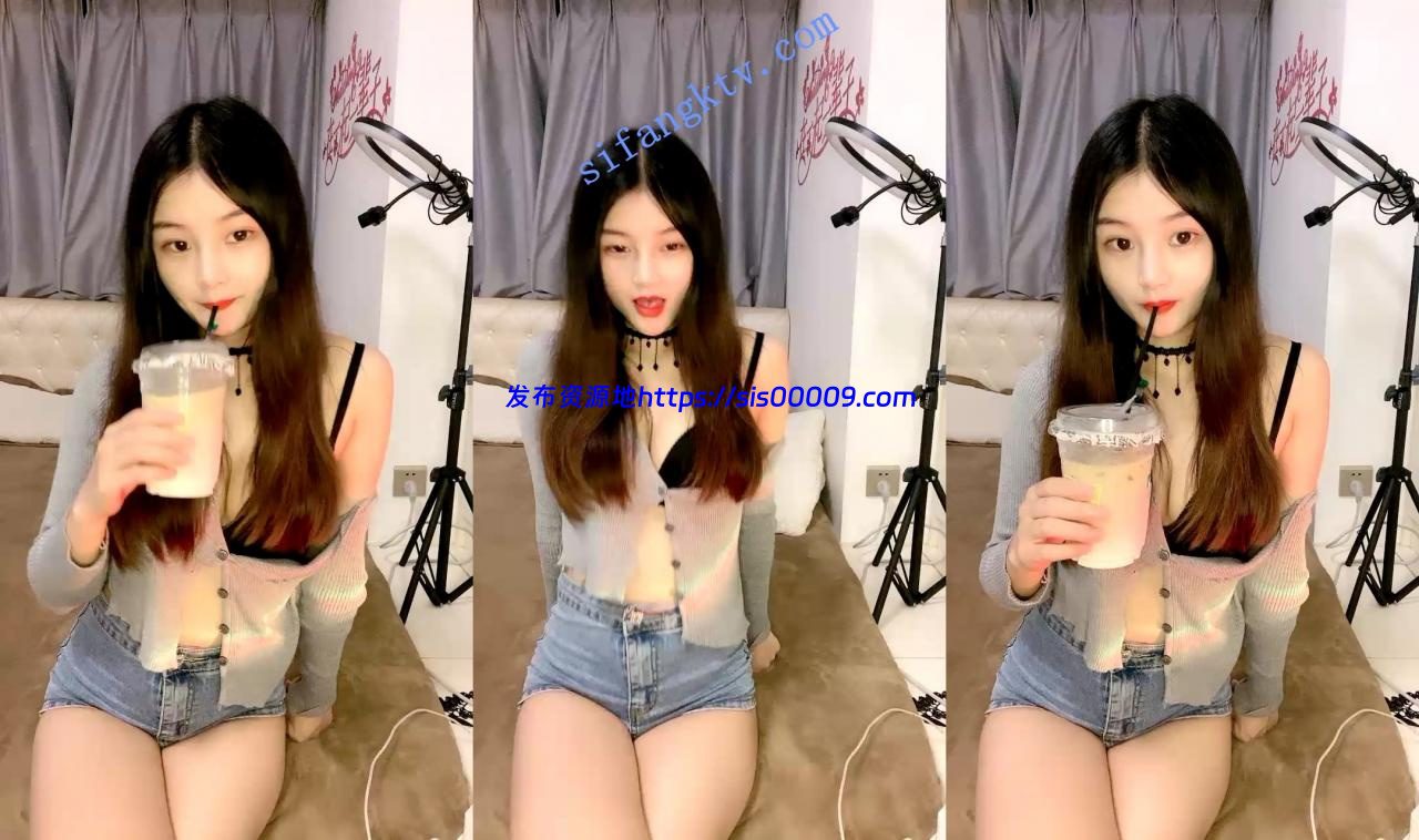 ₩【哥哥硬了嘛】漂亮小姐姐奶大纤瘦情趣服道具插逼特写 1