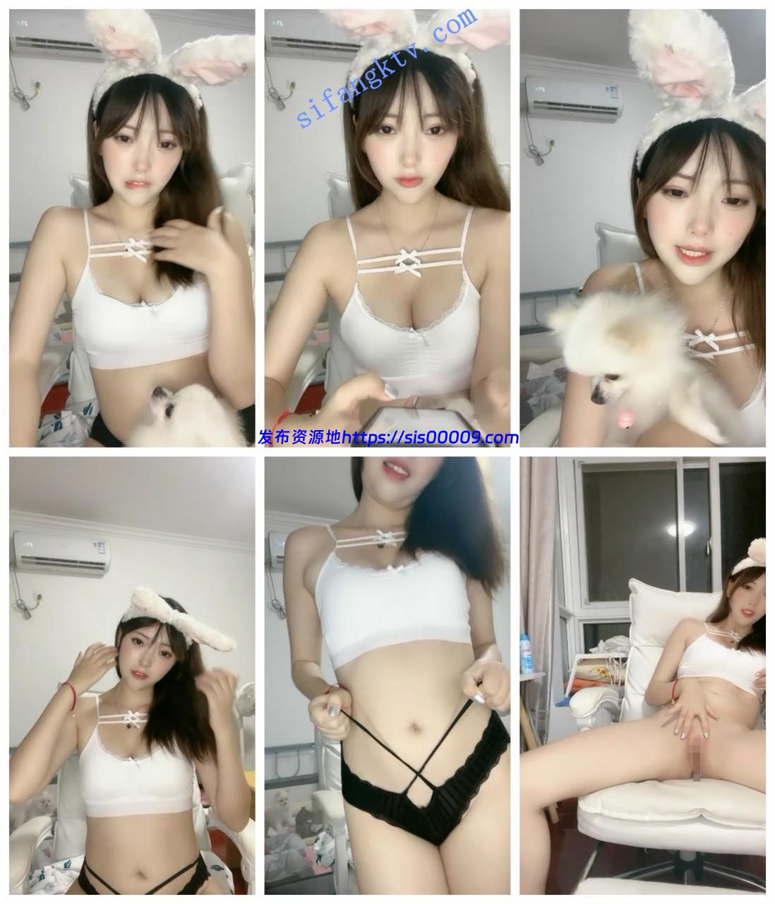 【卡哇伊美女】【兔兔和喵】小合集，超可爱美女骚萌诱惑 1