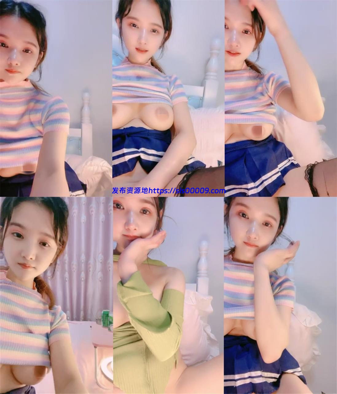 撸管推荐！清纯校花~【萝莉草莓】双洞齐开！自慰狂喷水~爽 5