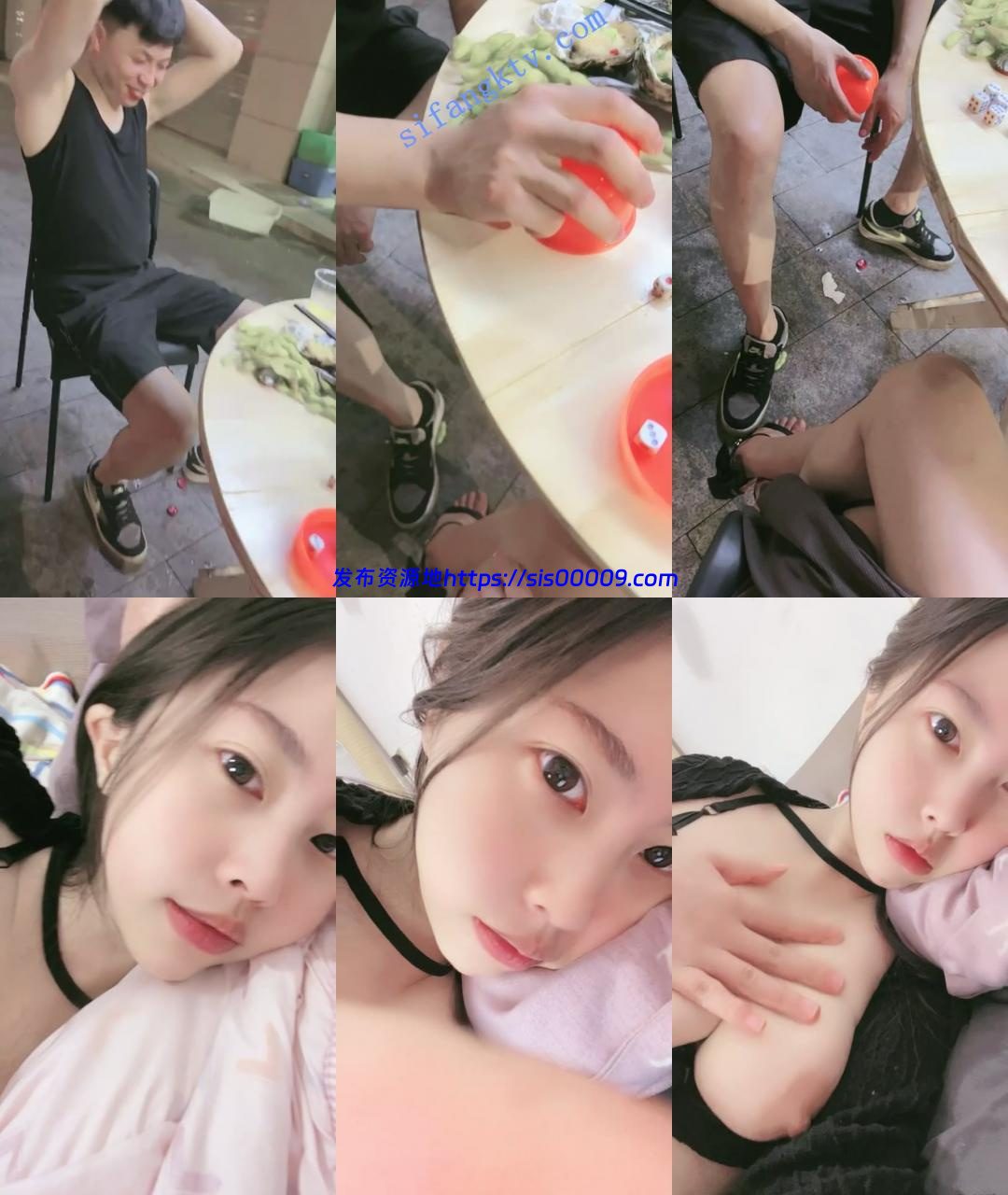 ♋♋【甜甜奶黄包】美女跟男的摇骰子~喝多了去厕所~大潮喷 2