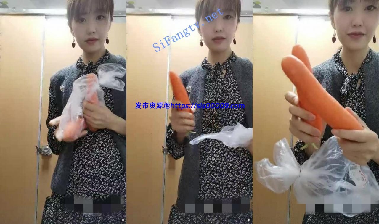 【雪儿r粉】菜市场刚买的新鲜萝卜就跑到网吧卫生间紫薇 1