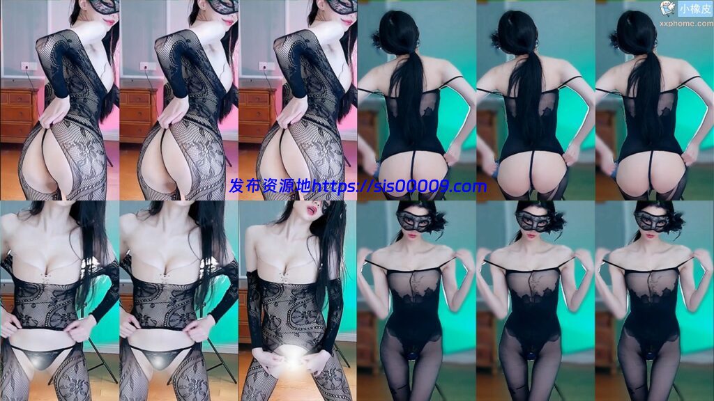 【CC 白妖妖】千元群新增大尺定制！连体黑丝 蕾丝开档森林！高挑身材曼妙曲线~(2V/8分58) 1