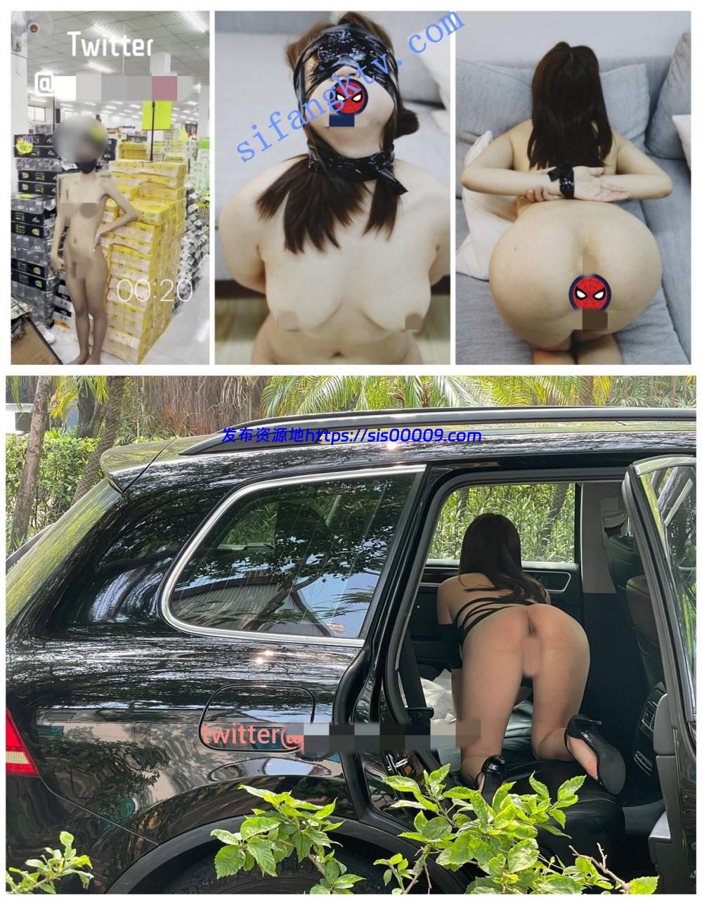 【超级精品】推特 高人气6位推主露出视图合集，各有特色 3