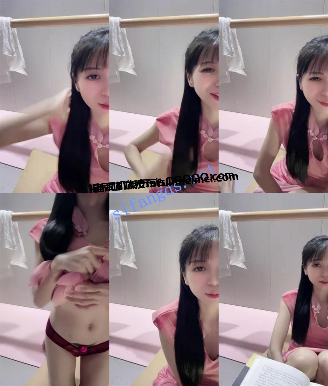 漂亮美眉~【沐恩】在家复习功课也来的激情~双插自慰大秀 1