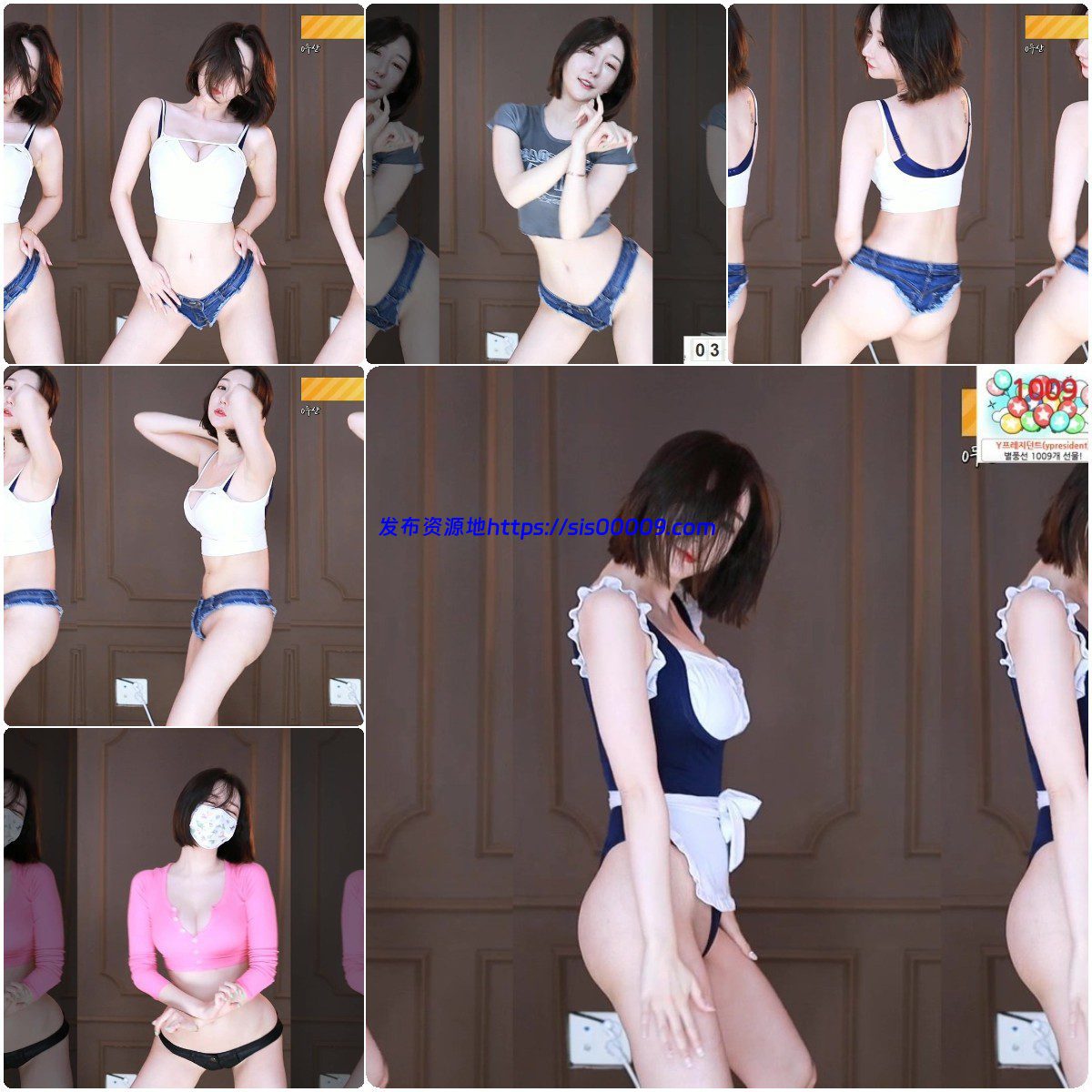 Afreeca TV 韩叶拉 舞蹈合集（65v/15.8G) 1