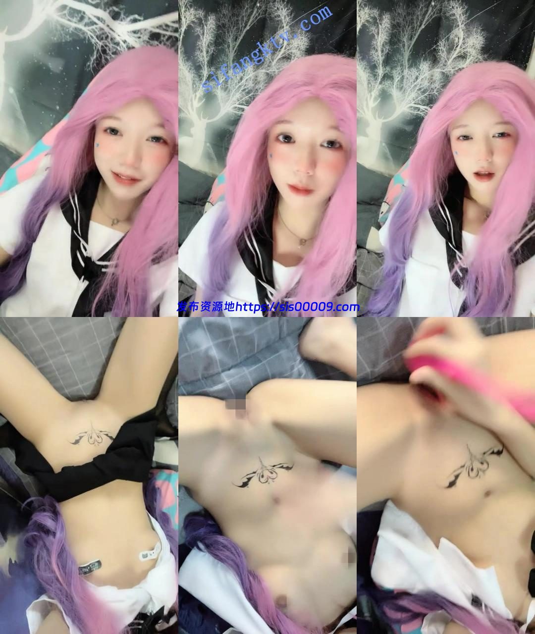 ♋♋【土豆起司】小巧玲珑，可爱死了~罕见大黑牛跳蛋自慰 3