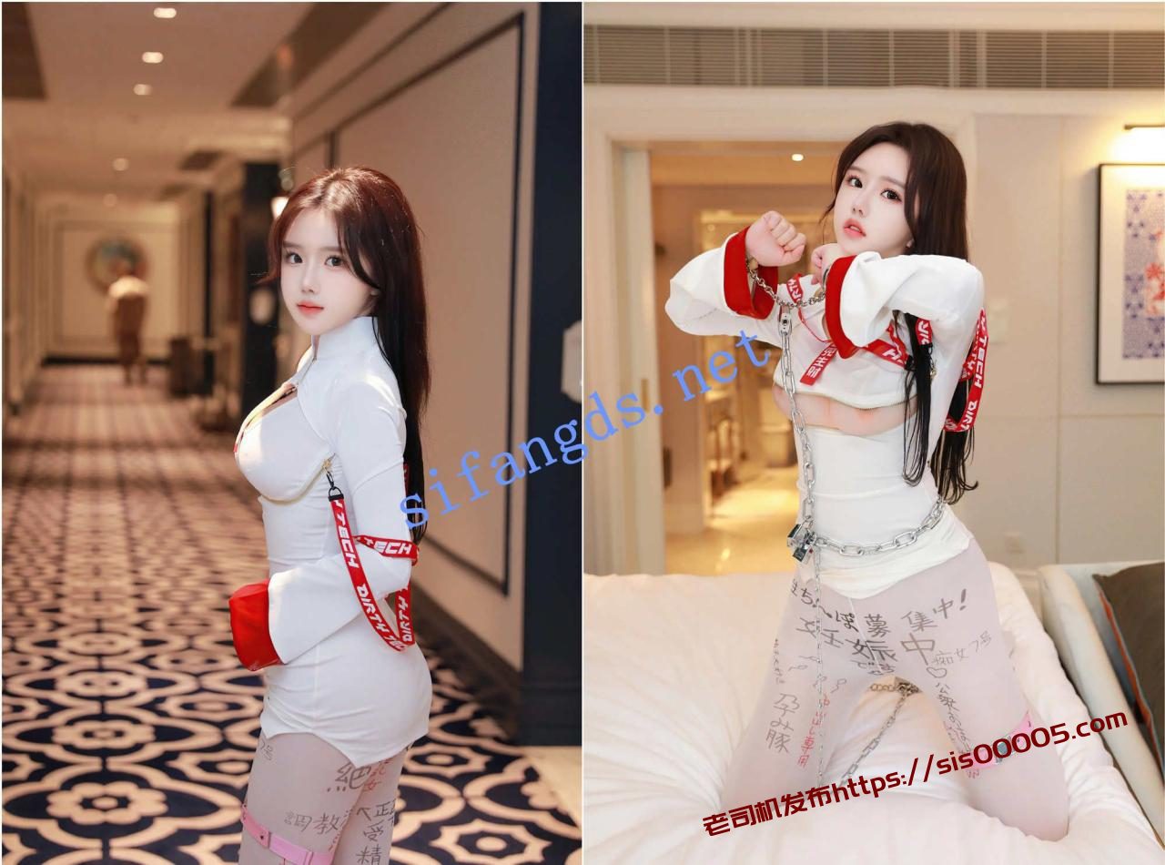 推荐✨秀人网 小薯条✨大尺度 SM手铐捆绑铁链电动乳夹肛塞 1