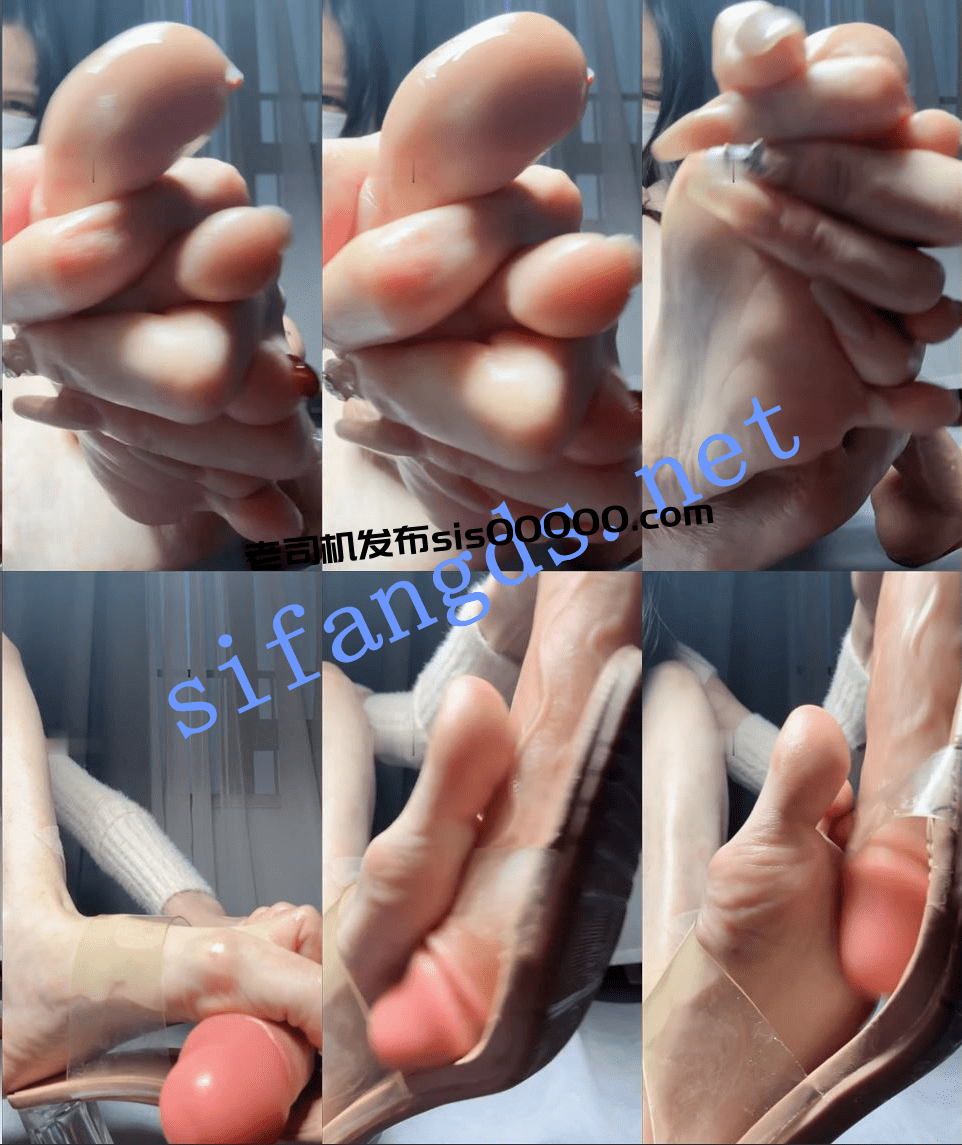 ❤️足控撸爆【捷西】顶级白嫩玉足丝袜套屌超清足交调教 5