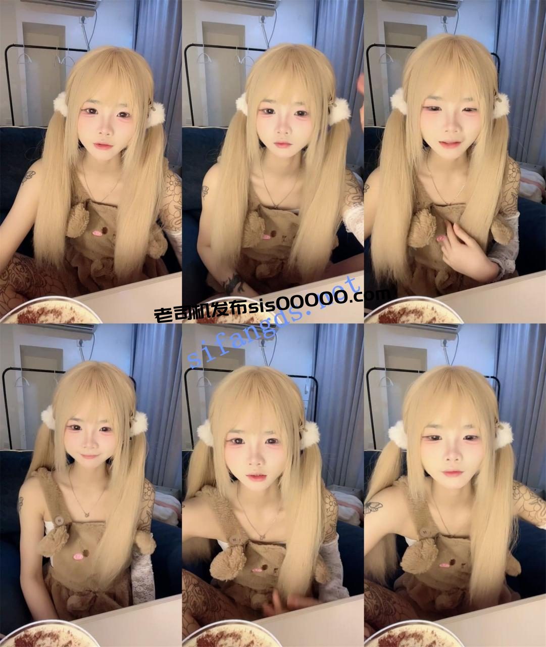 金发骨干小萝莉~【困困兔】天天晚上直播被操~内射了 1