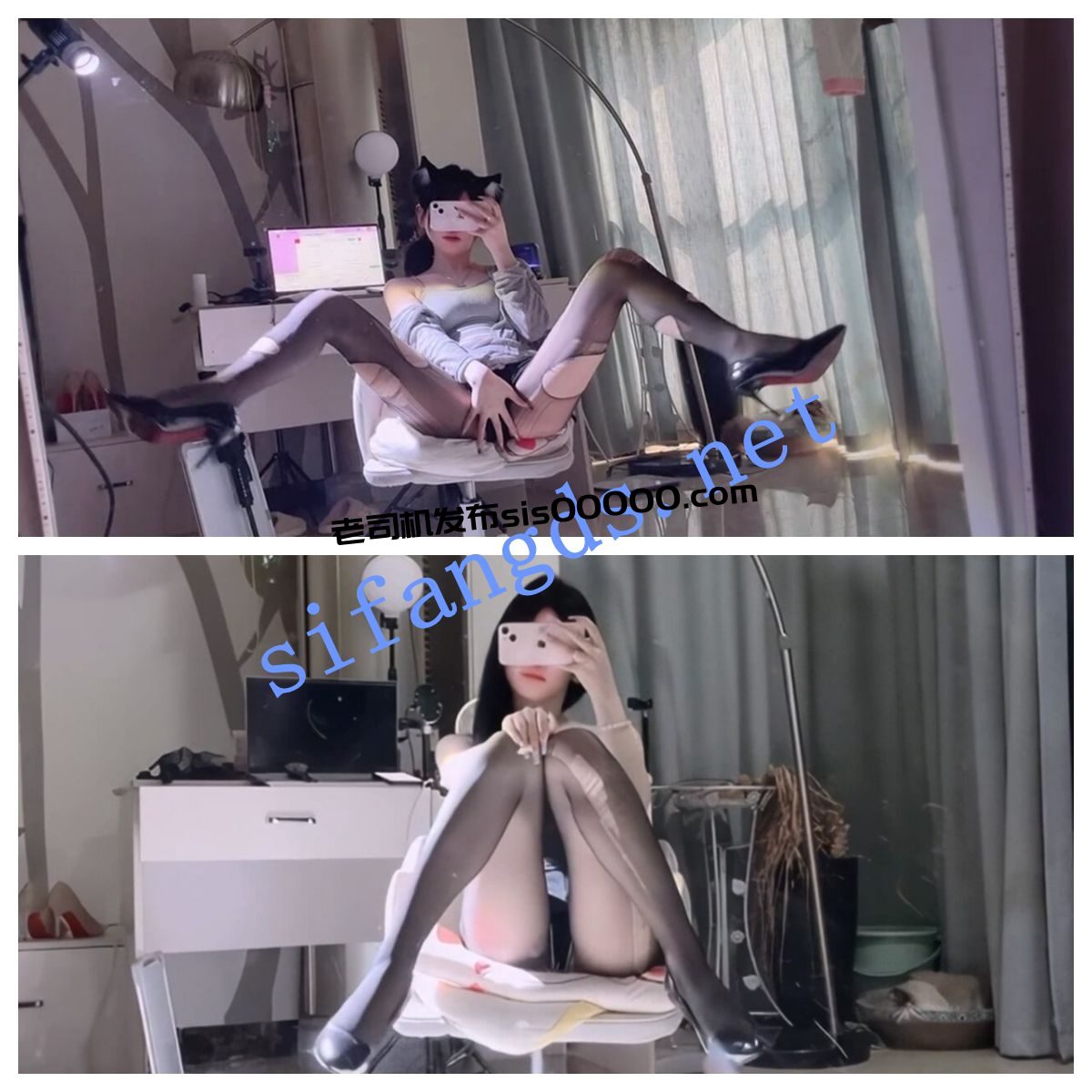 【快手】苦茶子+小洁 双女秀腿合集 女友视角 M姿势 7