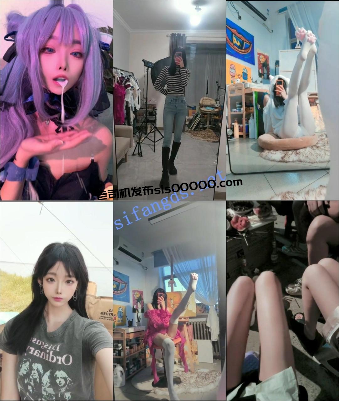 ✅抖音 大龙卷师 20万粉 178高超长美腿 剧情等大尺度最全 58V 6