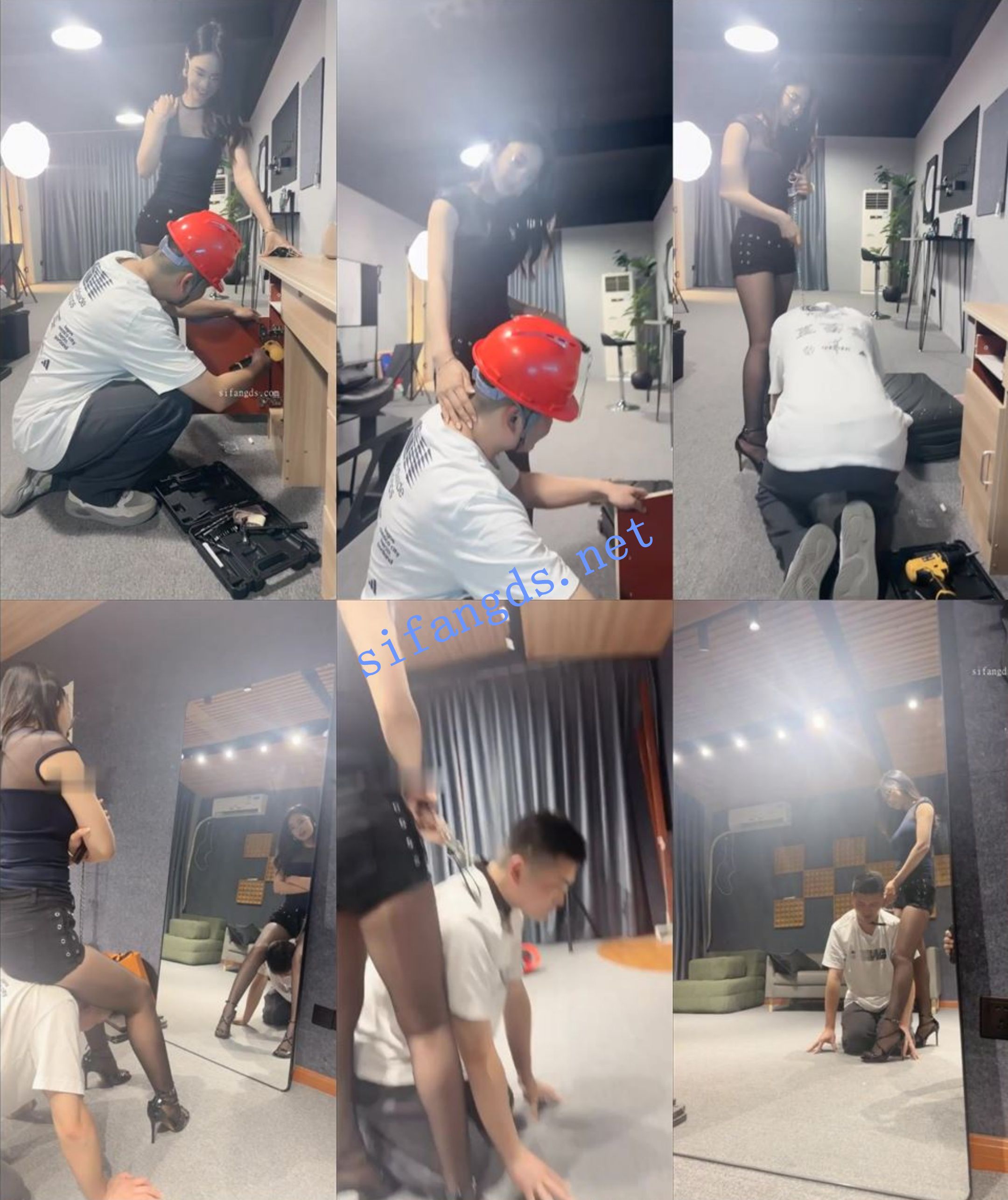 ❤️【Uuu】高颜值知性女神丝足榨精+剧情调教上门修理工 6