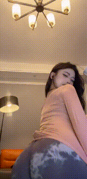 【快手】希希酱紫 7 快手第一美臀 凹凸户型 半透紧身裤 1