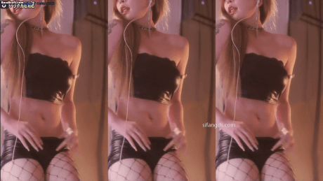 【虎牙 乔鹿鹿】抖臀骚舞 性感内裤 调情棒棒糖口水拉丝 7