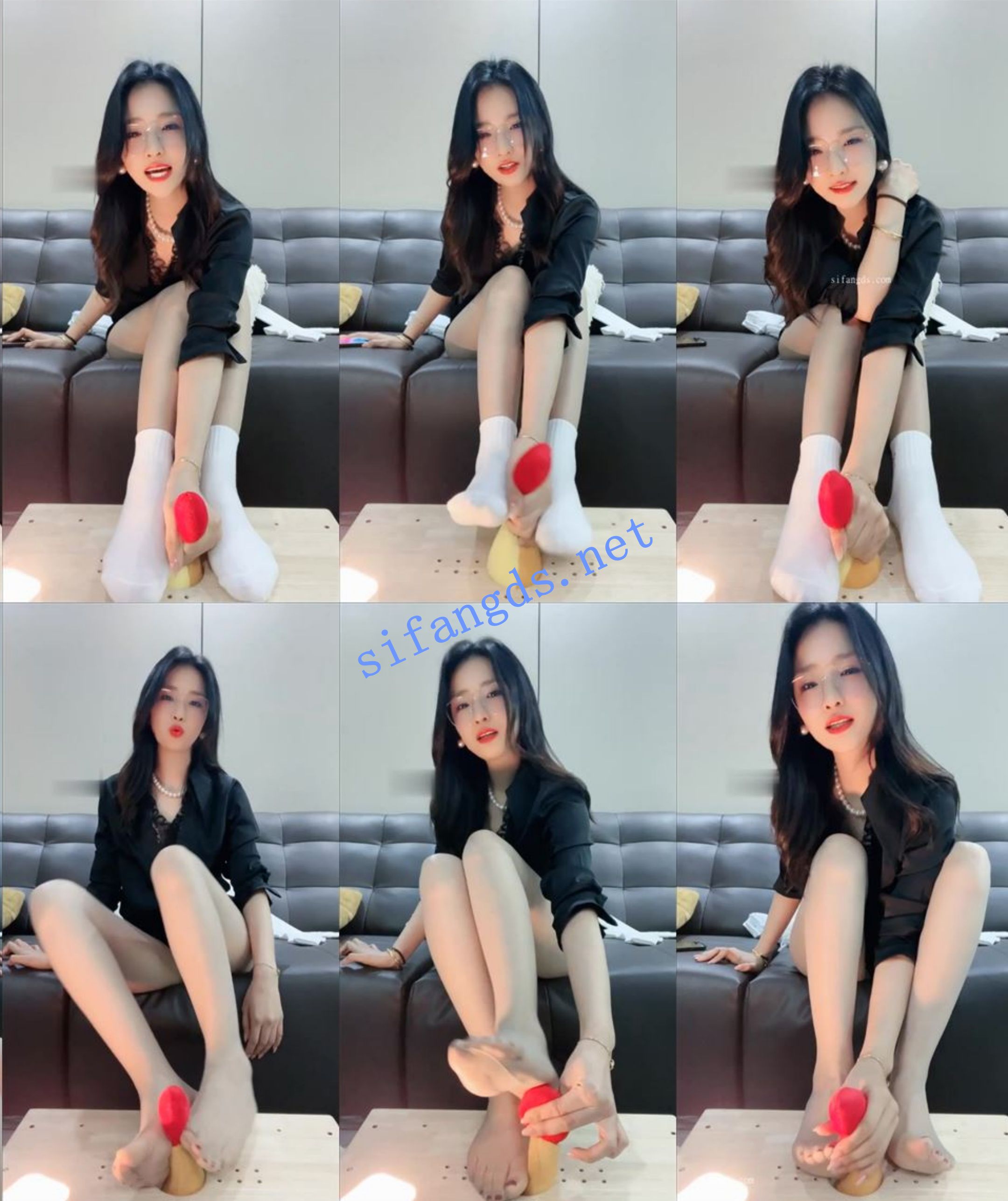 ❤️【Uuu】高颜值知性女神丝足榨精+剧情调教上门修理工 5