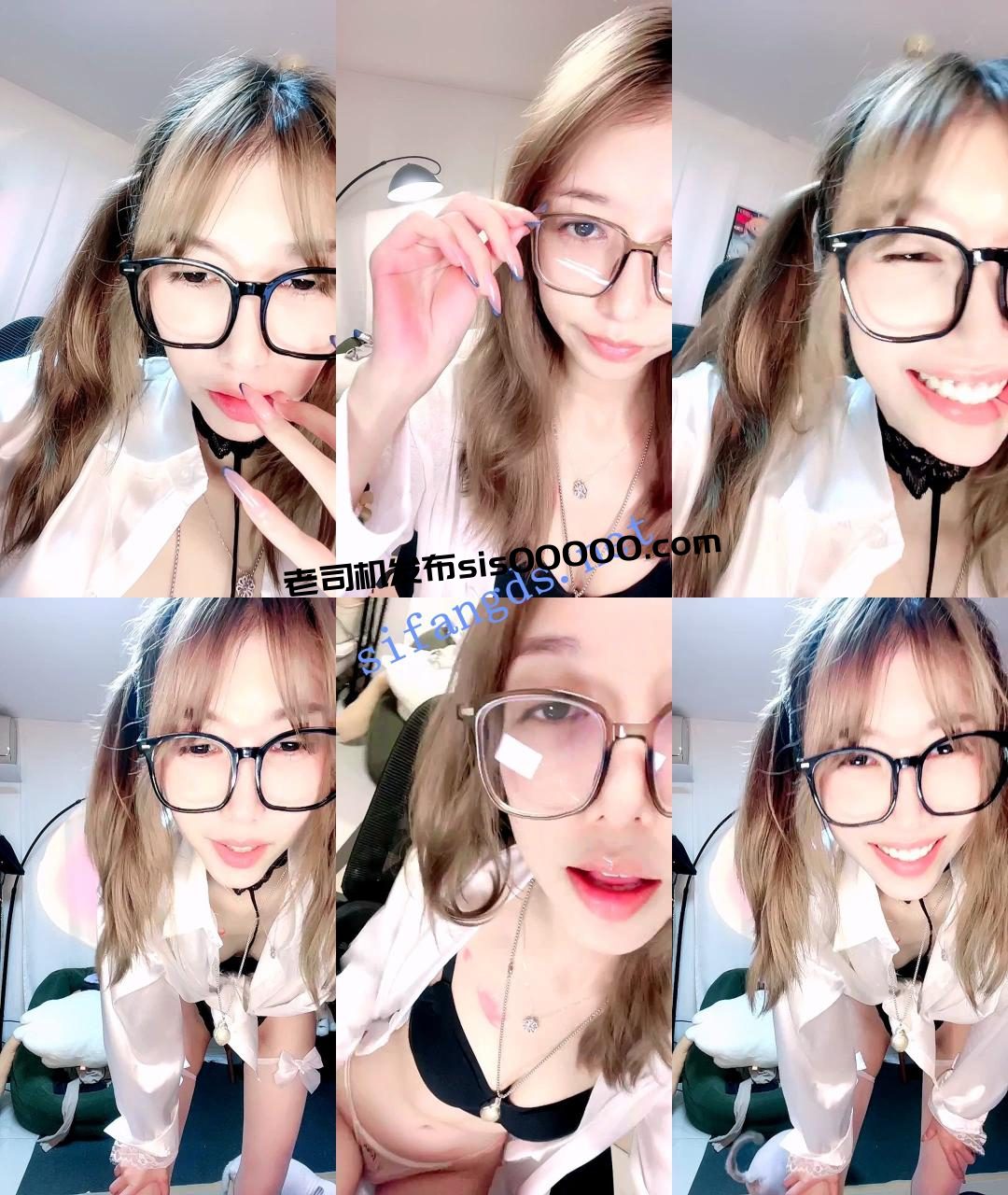 ⭐极品眼镜骚妹【霂】玩花活~滴蜡~道具自慰肛塞~双洞齐开!! 5