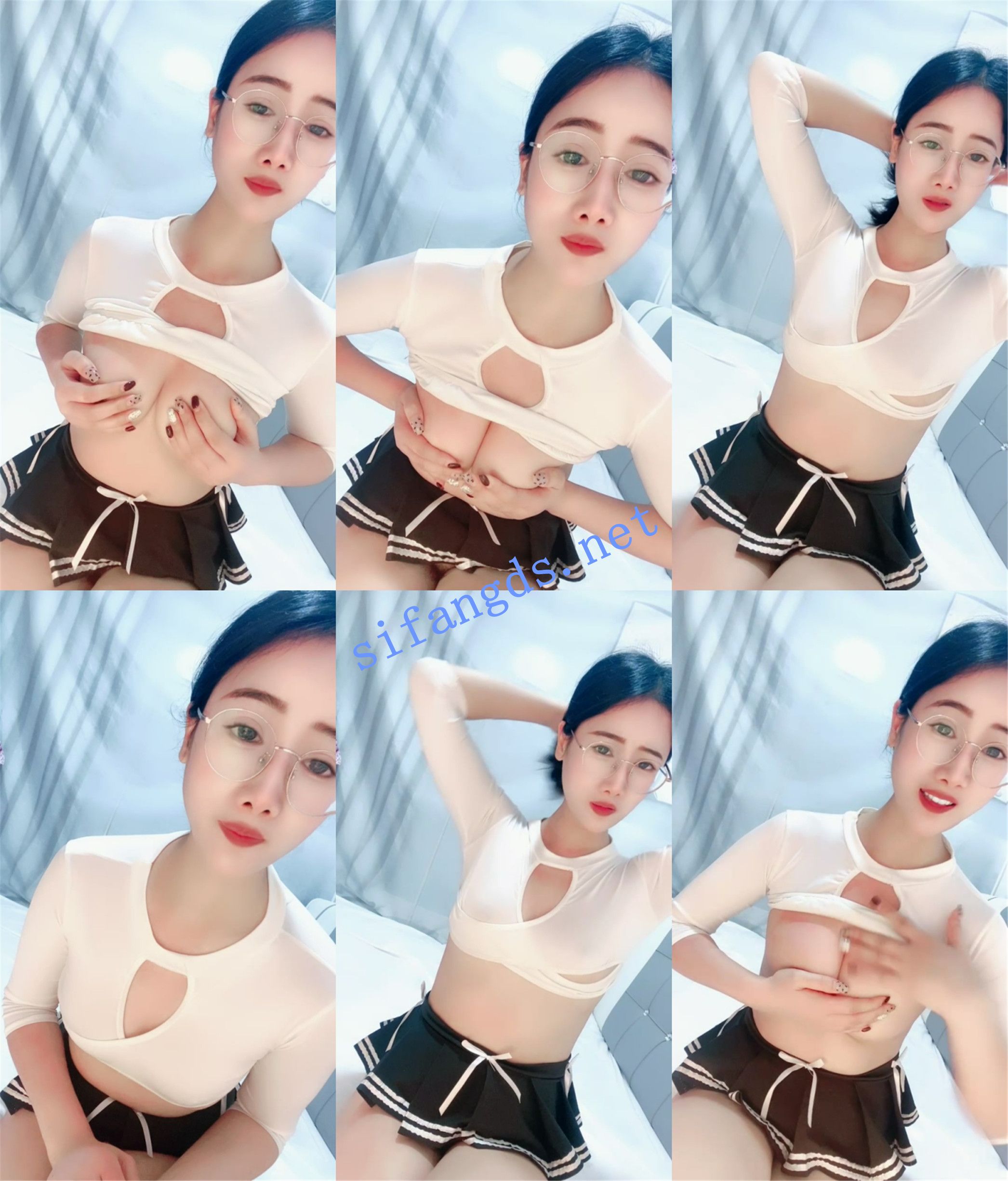 戴眼镜的气质美女老师~【多情老师】制服丝袜~裸体扒穴好嫩 1