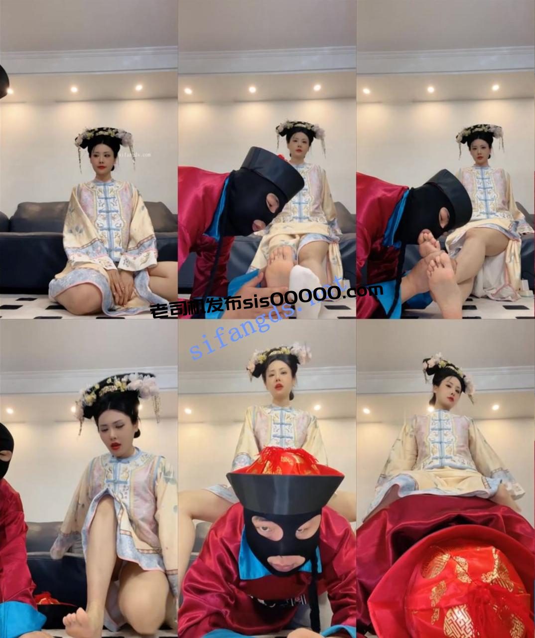 ❤️长腿女神【松紫大人】全新炸裂剧情春宫太监+新人女奴 6