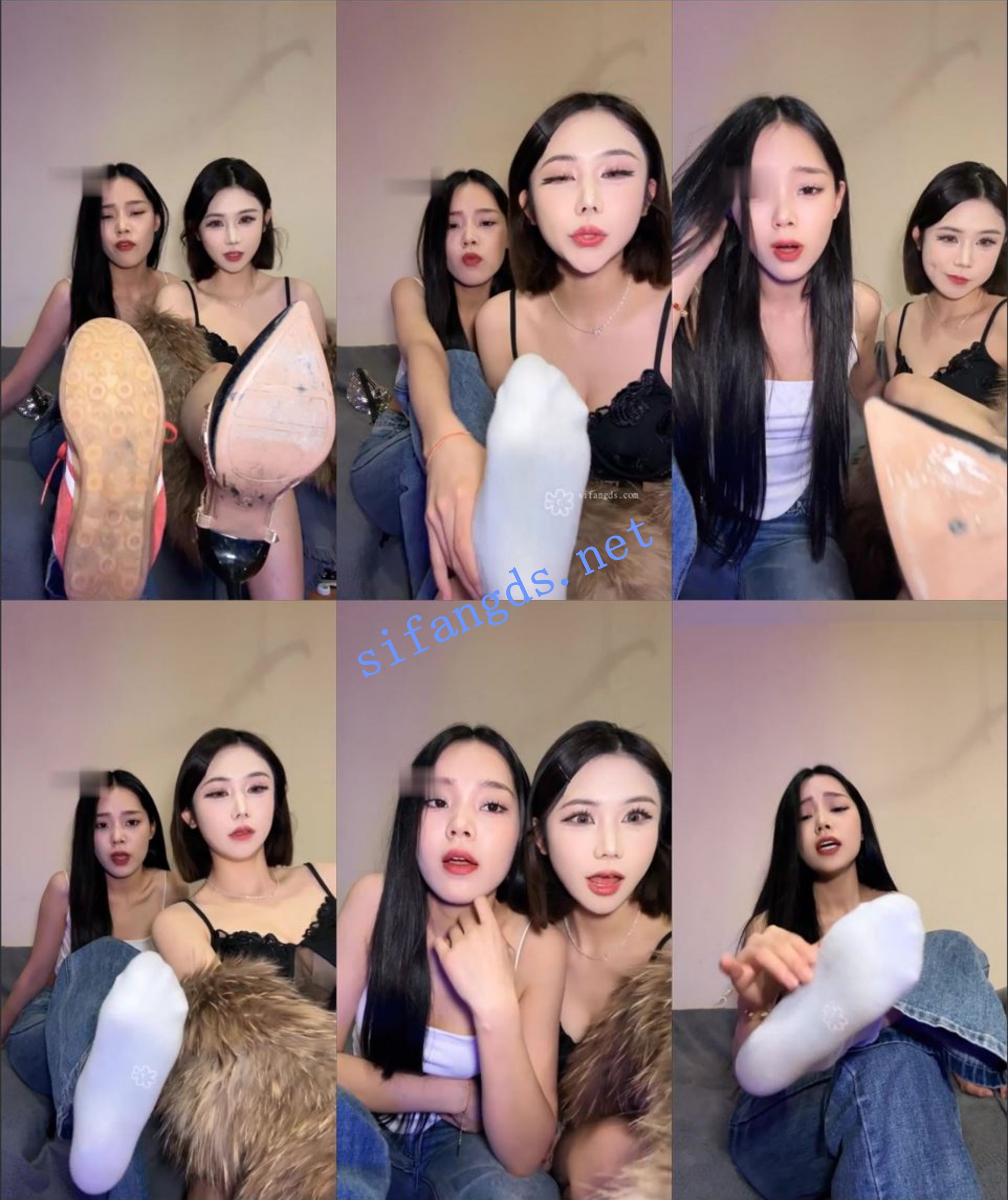 ❤️【浅浅】高颜值魅惑女神露脸羞辱调教美脚榨精9v 1