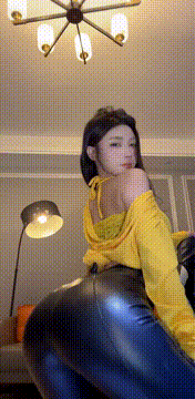 【快手】希希酱紫 7 快手第一美臀 凹凸户型 半透紧身裤 6