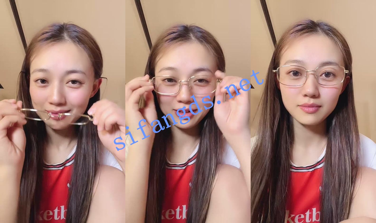 ⚡戴眼镜的良家实则骚货~【希望之光】深夜脱光光勾引观众~ 1