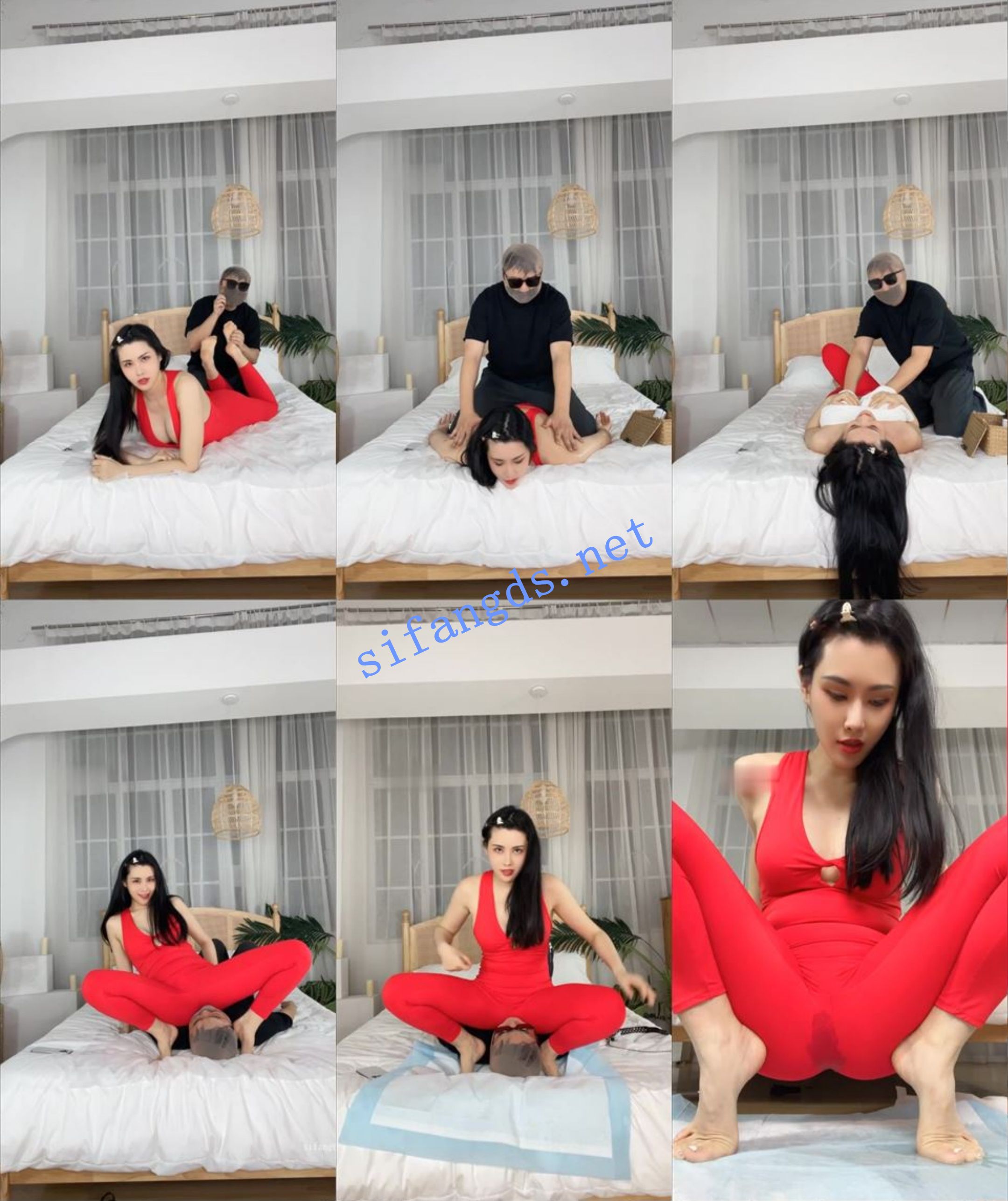 ❤️长腿女王【松紫大人】炸裂剧情骚舞圣水丝足调教榨精 8