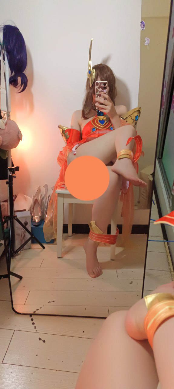 【新】沐沐酱 -王者荣耀 Cos大乔 2【37p+3V】【176MB百度云】 1