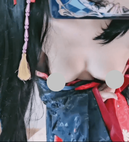 黑色透明黑色过膝袜  两个大奶子抹上酸奶 给假鸡巴乳交 1V166M 1