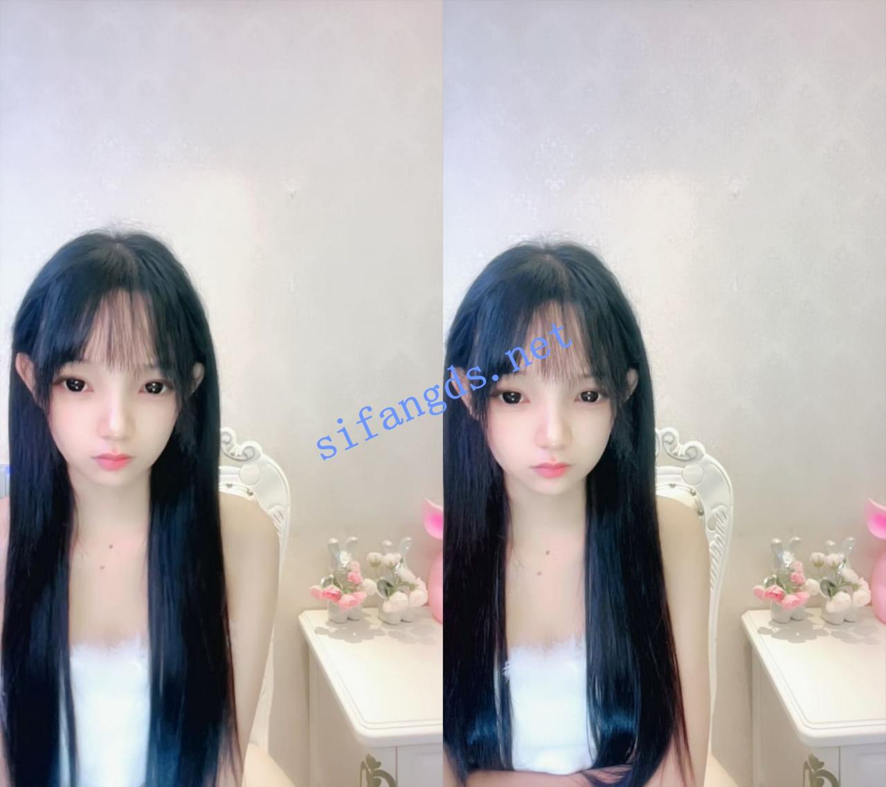 ██平台第一，逆天颜值【鬼鬼啊】道具自慰白浆流出来~爽 1