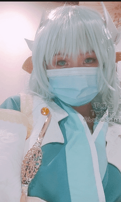 大奶cos福利姬-不甜-新  清姬（ 1V,1.59G） 1