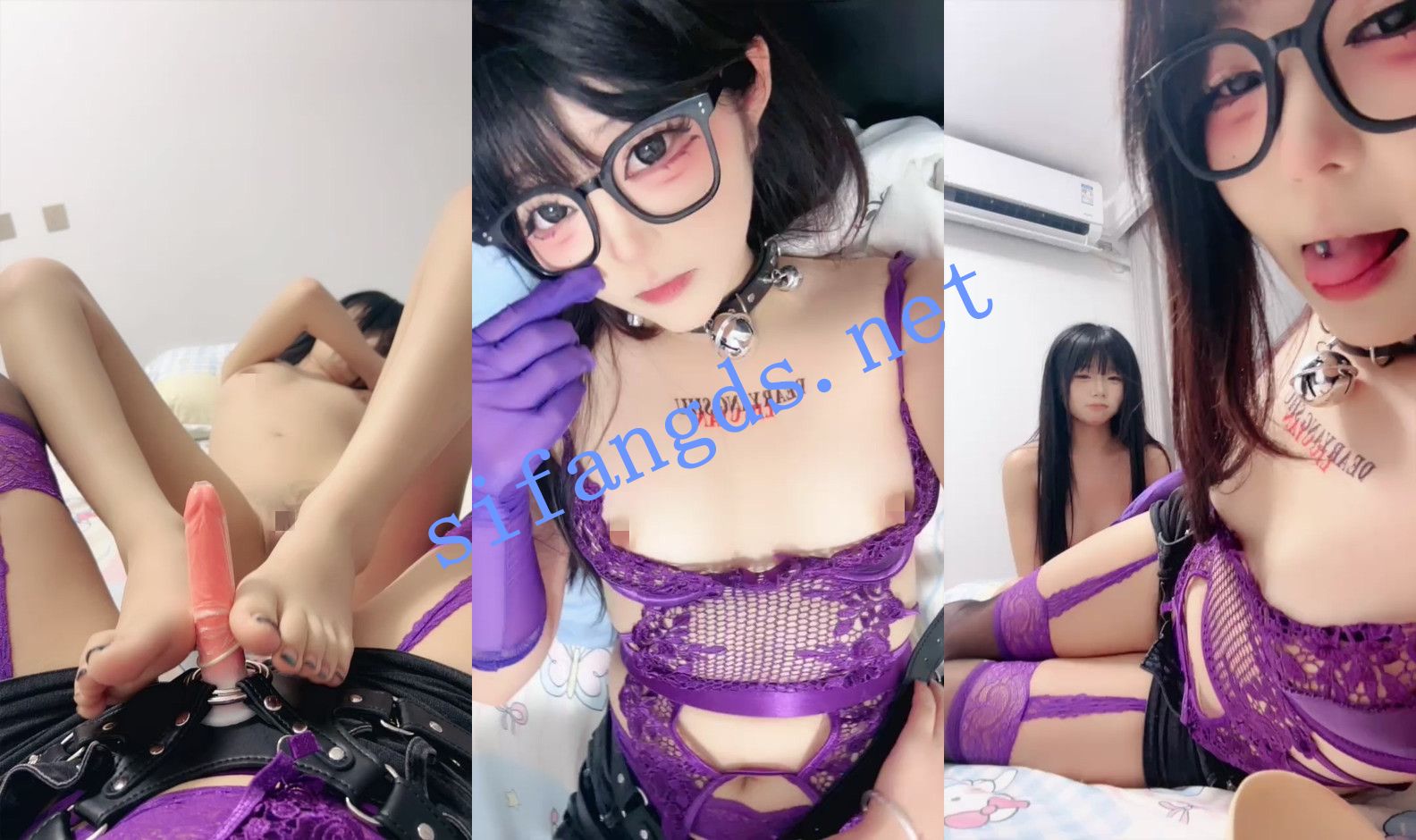 ⚡【魅魔米米】小妖精玩cosplay~和闺蜜互插叫爸爸~骚死了~ 8