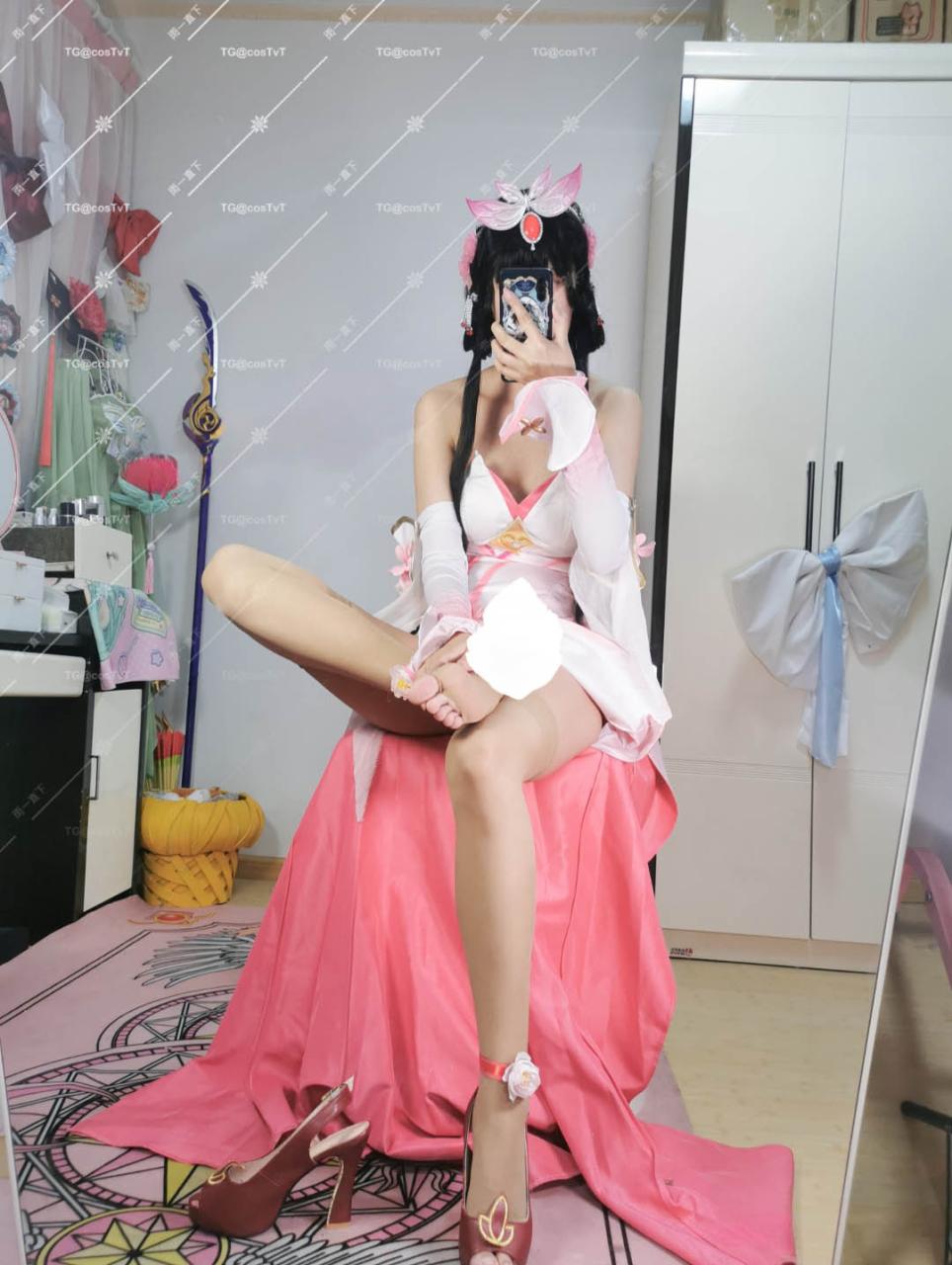 【新】沐沐酱 – 甄姬游园惊梦【39P+2V】【439MB百度云】 2