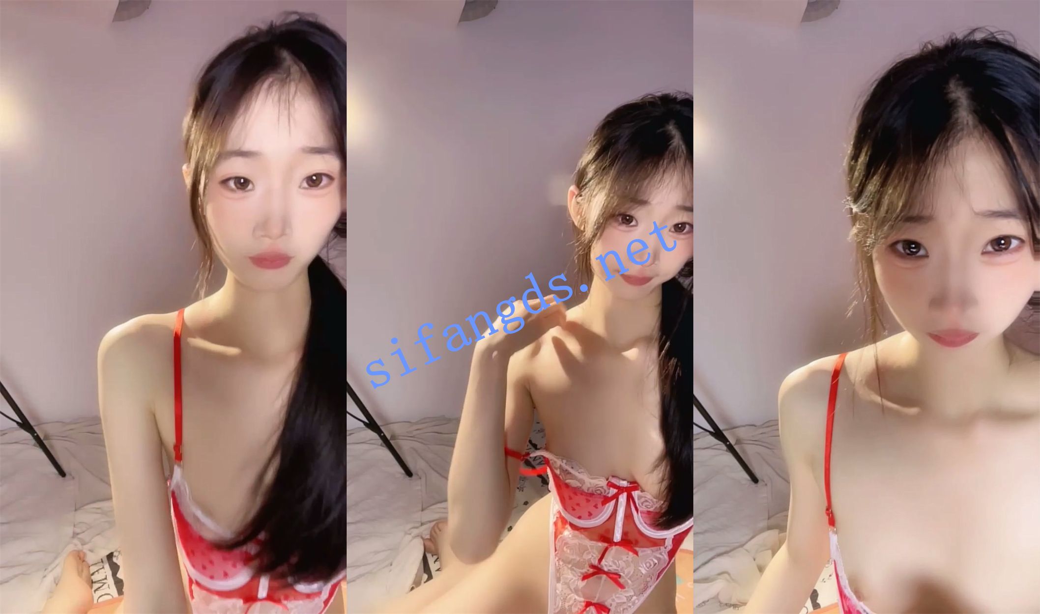 超清纯少女！【呆呆小羊儿】身材纤细 超诱人~道具自慰~！ 1