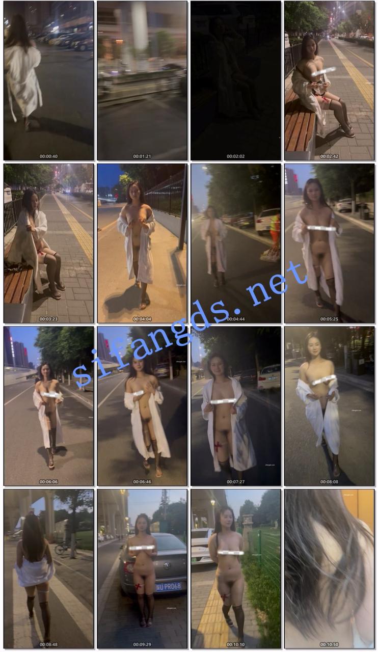 ♏西萌工作室♏嫩妹涵涵 小泪深夜街头露出2部 情趣制服4K版 1