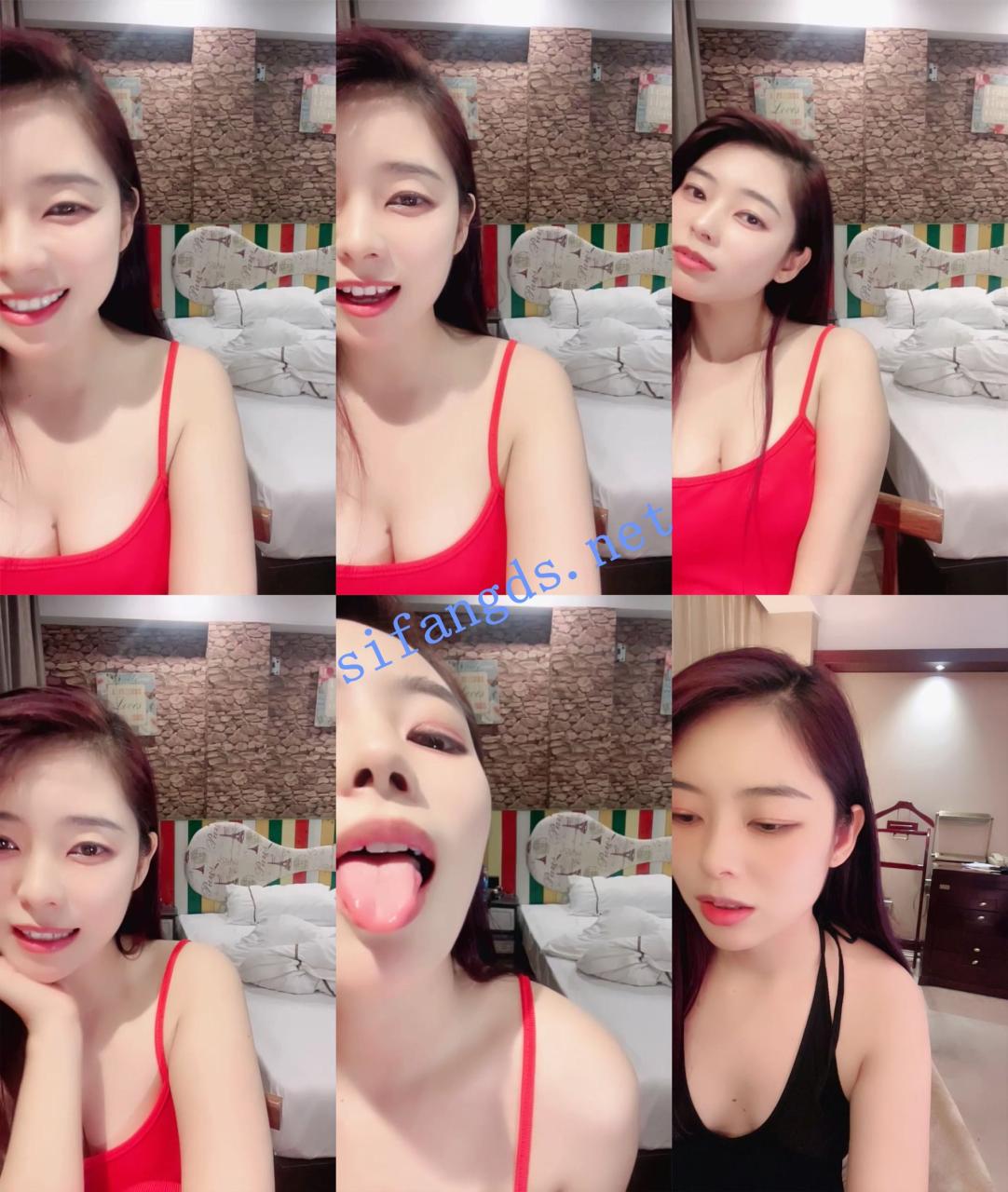 新人御姐~真甜！【向上的火火】首次下海~粉色蝴蝶道具自慰 1