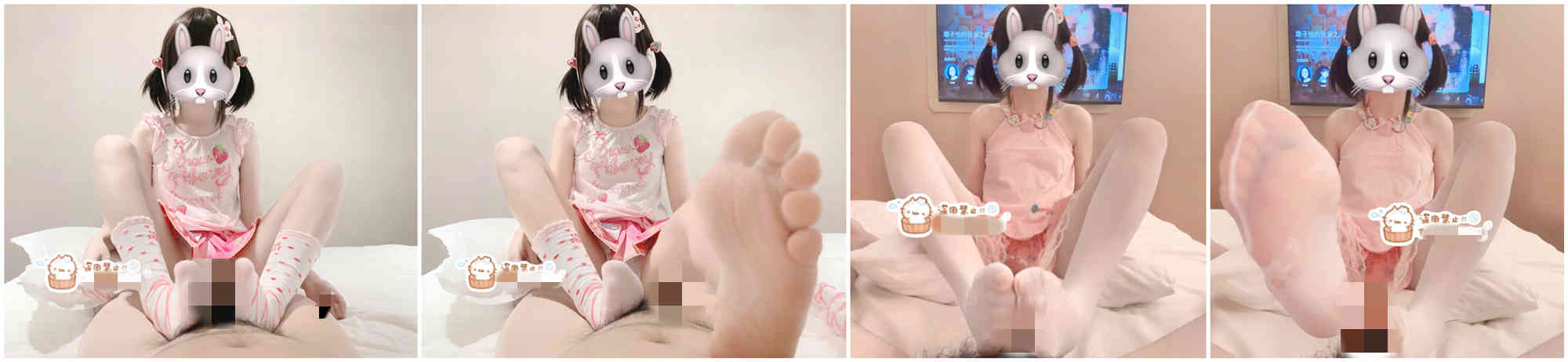 ⭐推特 幼萝酱⭐身高154cm小萝莉 188门槛福利 足交！ 4