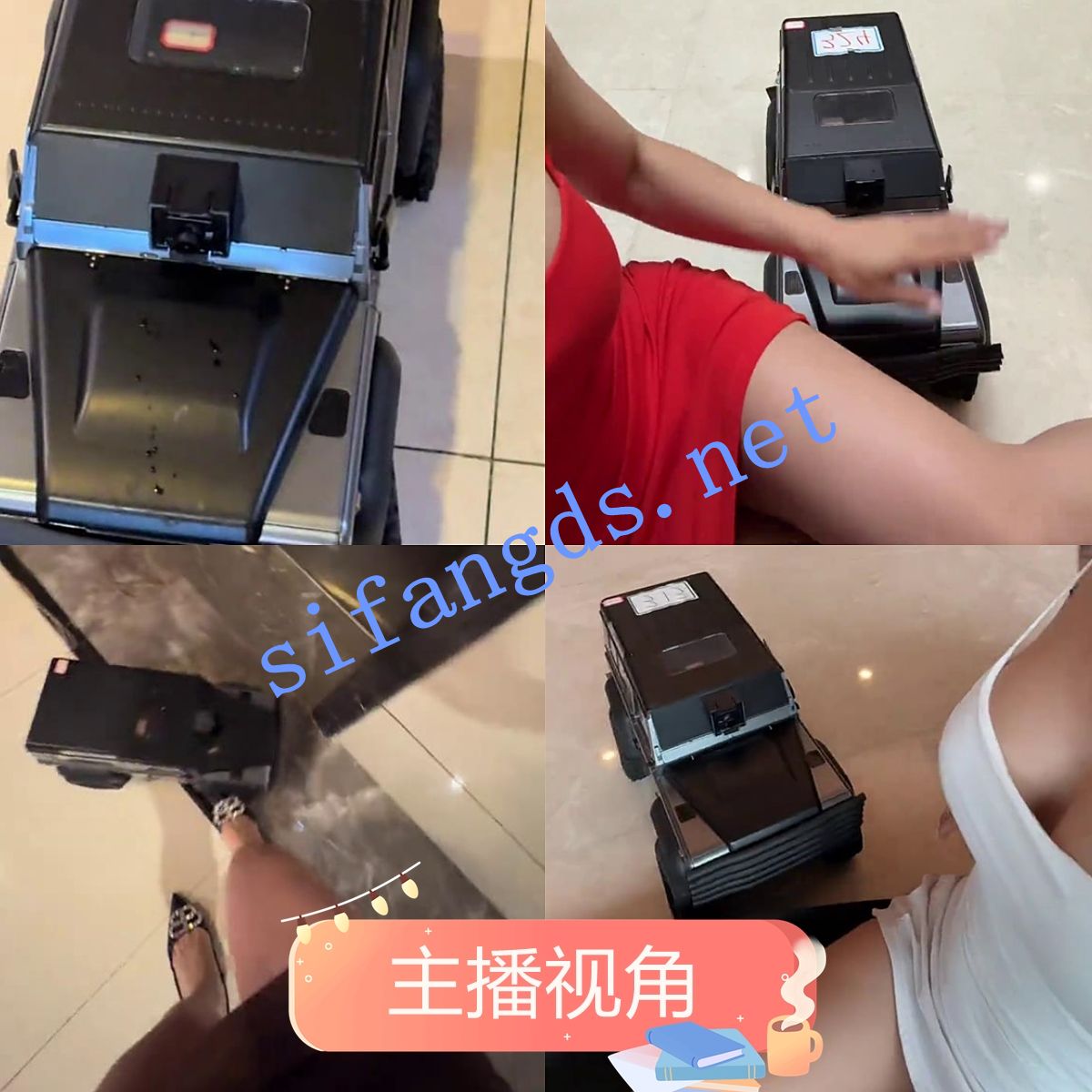 ❤️抖音【海胆的越野车】汽车摄像头推广 纹身妹3P福利 3