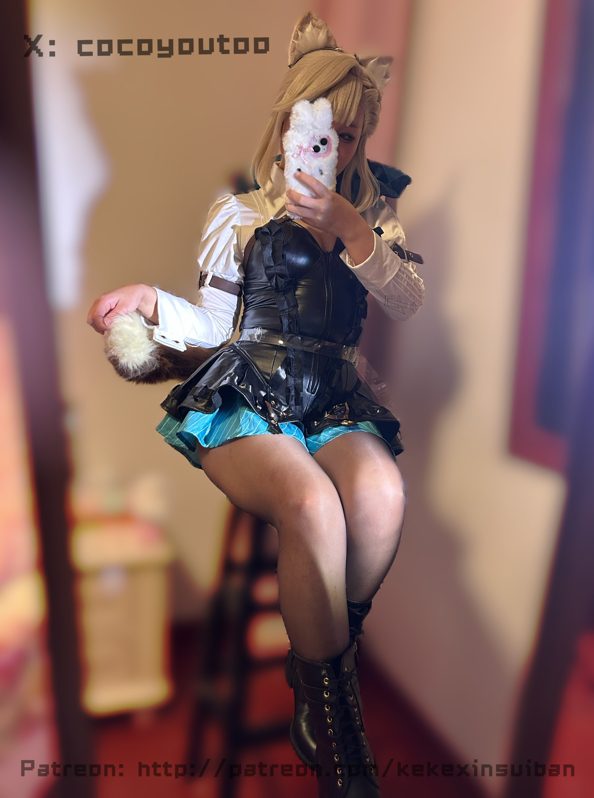 no.1661 【黑丝玉足圣水】黑猫的窝 (cocoyoutoo) – 琳妮特 【44P 3V 720MB】 1