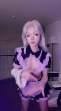 ♆【羚】精灵系尤物! 女仆装~骚舞~道具自慰~白浆直流~超顶! 1