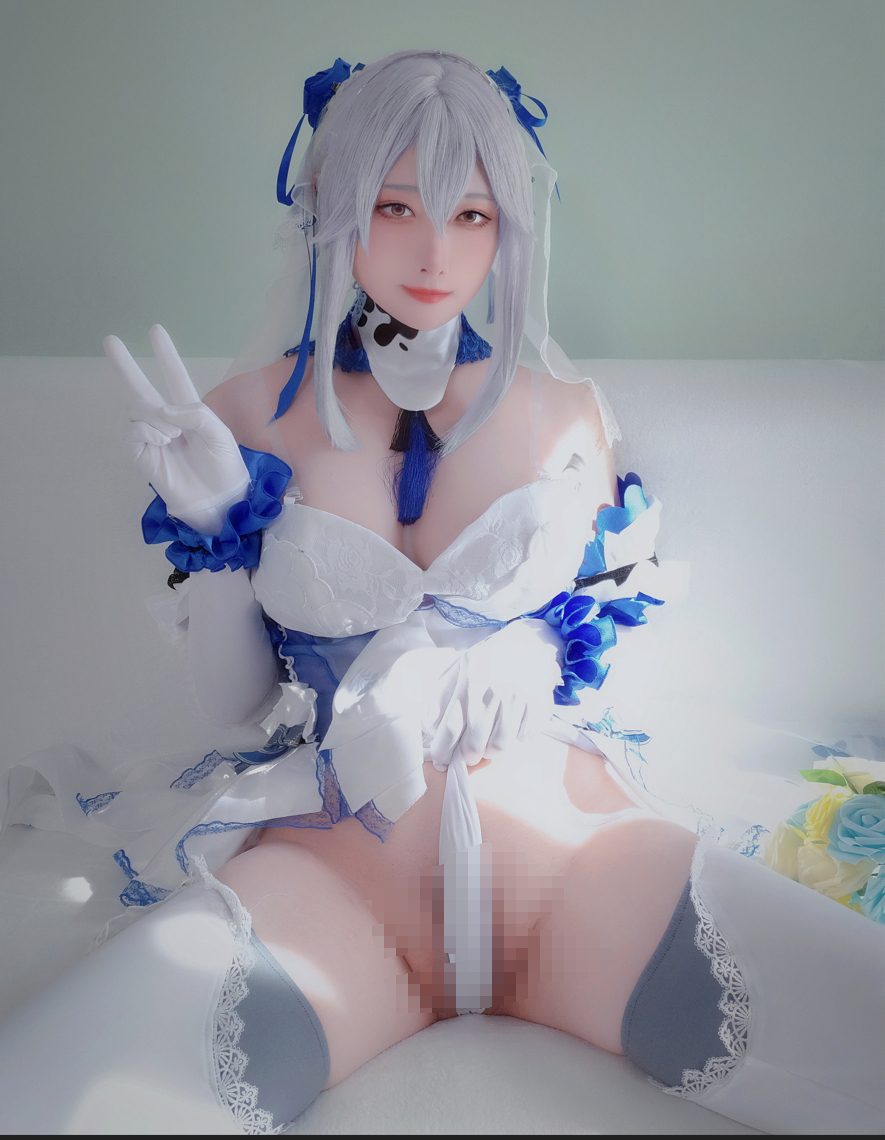 no.1002 【超极品小男娘】Wildhoney – 尘白禁区 里芙婚纱 【70P 201MB】 2