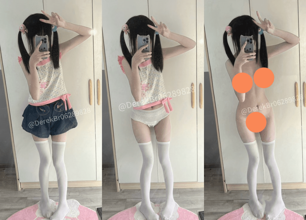 【新】小妮酱 – [门槛福利] 15分钟 双马尾贫乳萝莉私拍订阅【8P+8V】【751MB百度云】 1