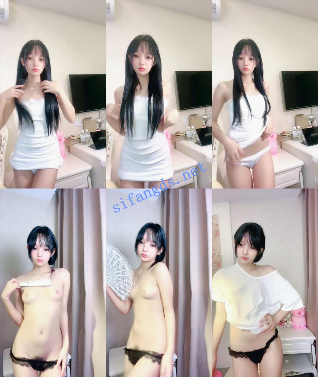 ██平台第一，逆天颜值【鬼鬼啊】道具自慰白浆流出来~爽 5