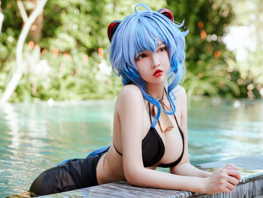 no.1192 Potato Godzilla – 甘雨比基尼 【15P 169MB】 1