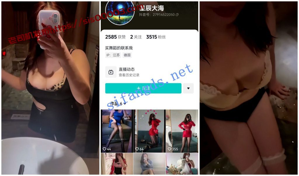 【抖音福利】丝袜肥臀熟女【星辰大海】高跟肥臀1V1丝袜诱【27V】【4.03G】 7