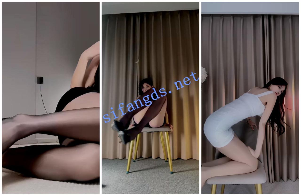 【快手福利】【en崽/胡豆豆/莫小陌】大奶骆驼趾丝袜美腿诱 3