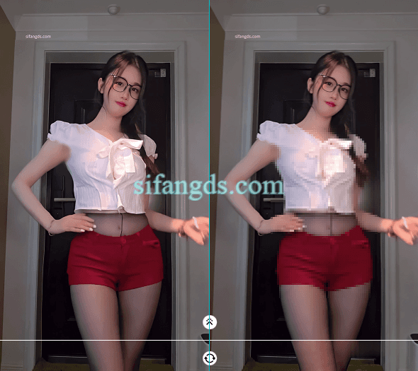 【4K-AI脱衣】抖音网红：少女/少妇短视频去衣裸舞对比 第2期 1