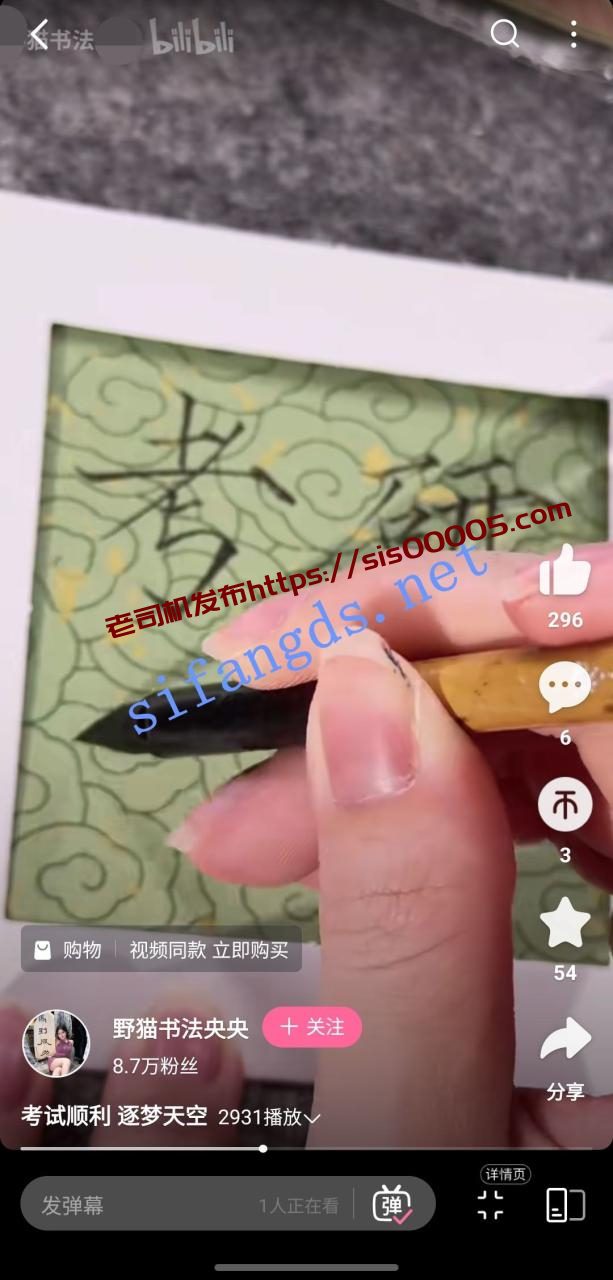 B站 野猫书法央央 蜜桃臀 高学历妹子 大尺度发骚勾引反差【3V】【485M】 6