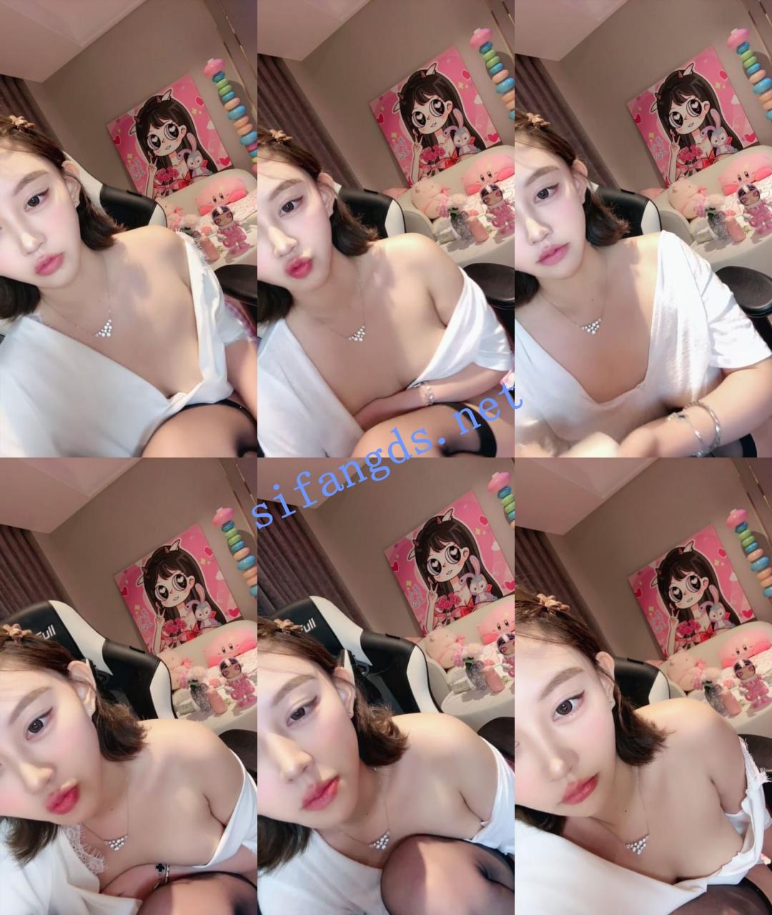 灬新人！绿播下海【王鹤隶的美羊】裸空装~自摸揉捏~特写美 2